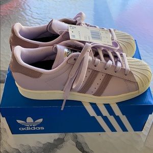 NEW Adidas Superstar Lavender Shoes
